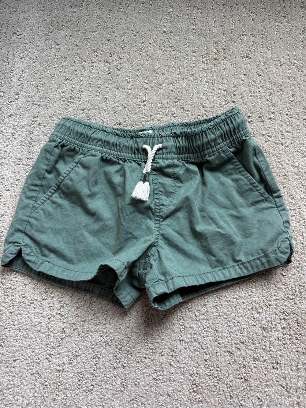 GAP Kids Green Drawstring Casual Shorts